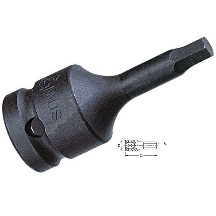 Genius Tools 466026 1/2"-os gépi dugókulcs fej, imbusz, 13/16" termék fő termékképe