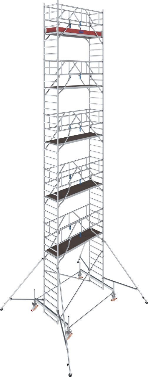 Krause STABILO Professional gurulóállvány, 100 -as sorozat, mezőméret: 2.5 m x 0.75 m, munkamagasság: 12.5 m termék fő termékképe