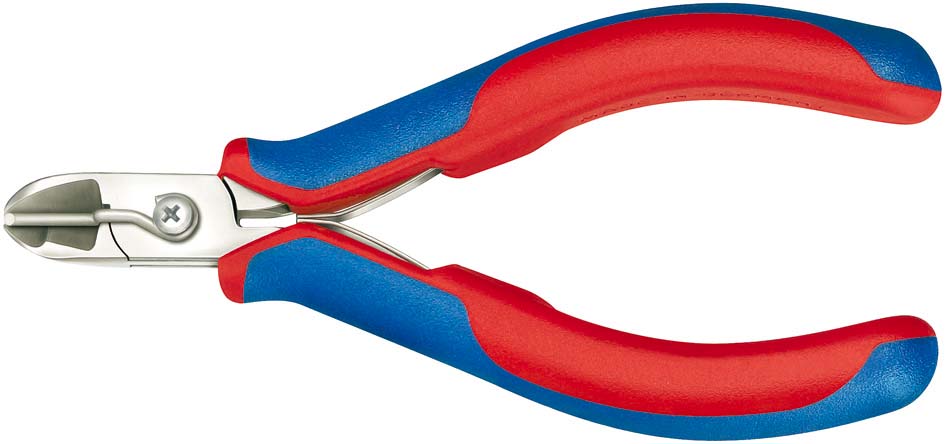 Elektronikai oldalcsípő fogó, tükörpolír kerek fej 115 mm/0,3-1,6 mm termék fő termékképe