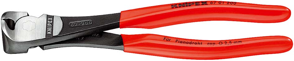 Homlokcsípő fogó ero, polírozott, PVC nyél 140 mm/1,5-4,0mm termék fő termékképe