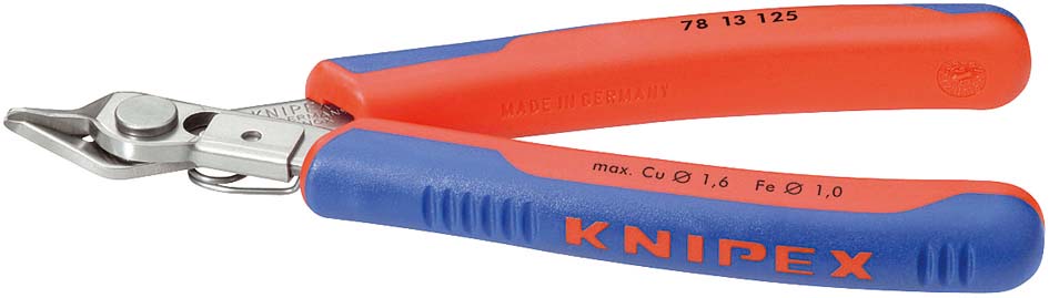 Elektronikai oldalcsípő fogó, Super-Knips 125 mm/0,2-1,6 mm, INOX fej termék fő termékképe