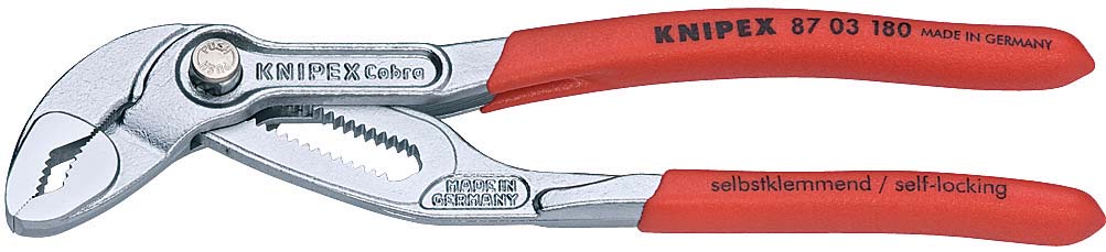 Autóvízpumpa fogó, Cobra, krómozott, PVC nyél 300 mm /60 mm, 2.3/4" termék fő termékképe