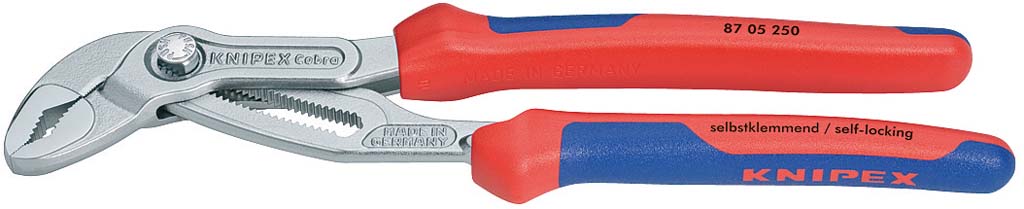 Autóvízpumpa fogó, Cobra, krómozott, kétk.nyél 250 mm /46 mm, 2" termék fő termékképe