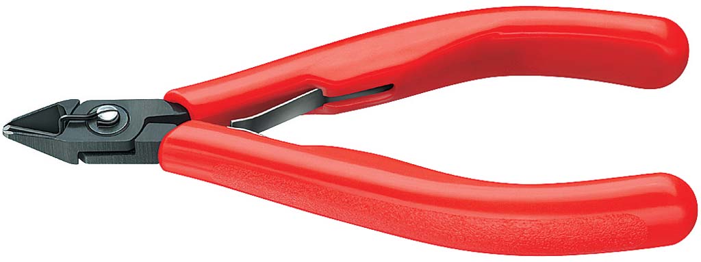 Elektronikai oldalcsípő fogó keskeny 125 mm/0,2-1,3 mm, barnított fej termék fő termékképe