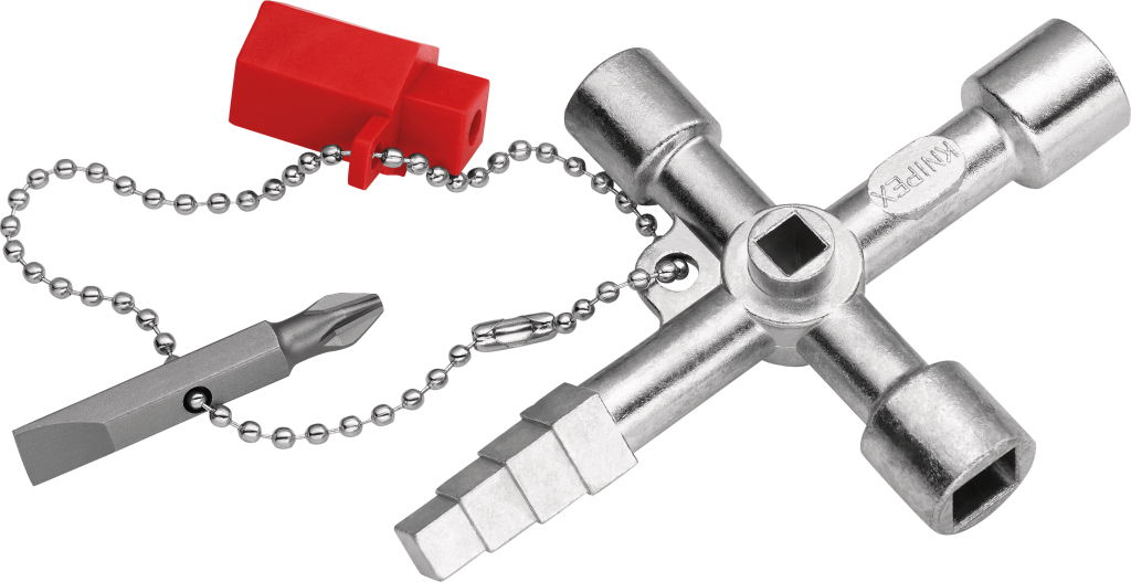 Kapcsolószekrény kulcs, 4 ágú #5/7/8 Háromszög 9 Bit PH2 termék fő termékképe