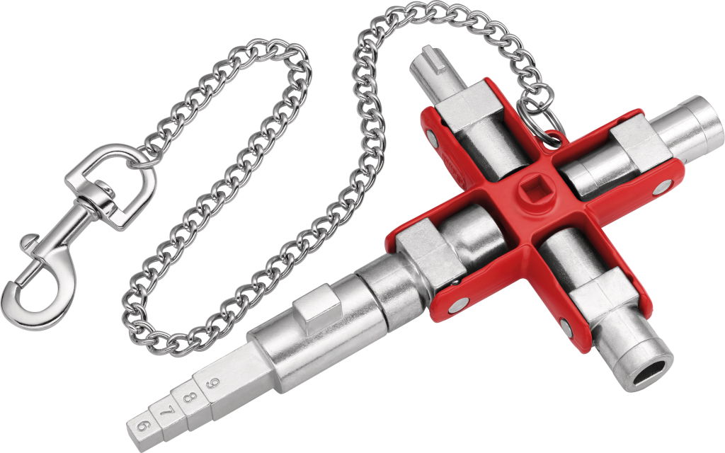 Kapcsolószekrény kulcs, 4 ágú #5-10  Háromszög 7-11 termék fő termékképe