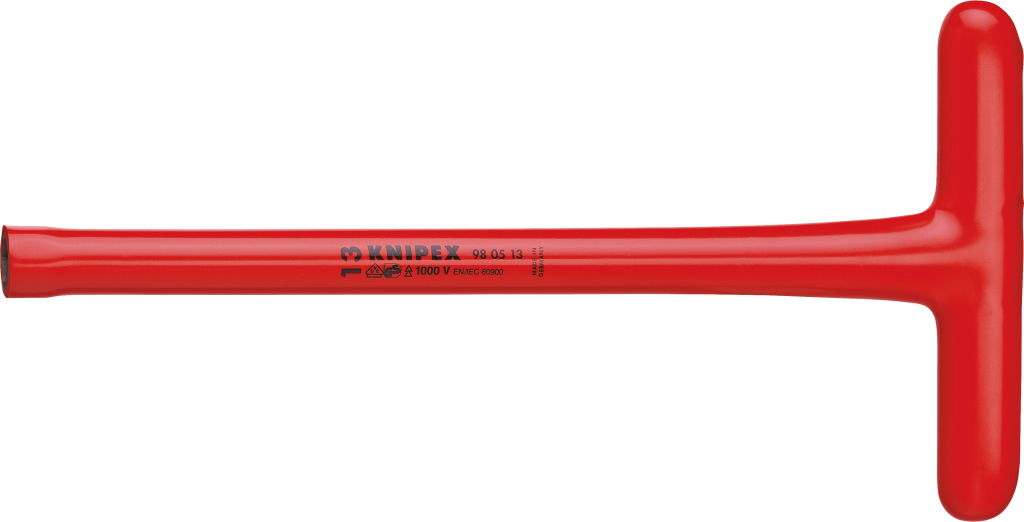 Szigetelt dugókulcs, T-nyelű, 1000V 13,0 x 300 mm termék fő termékképe