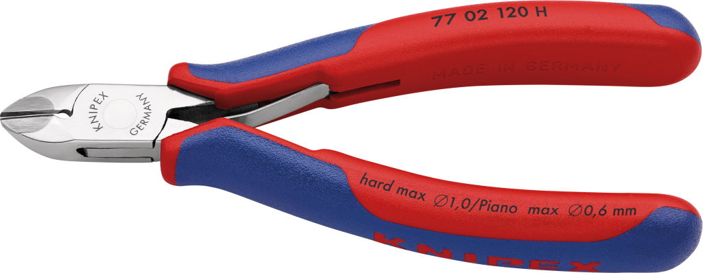 Elektronikai oldalcsípő fogó, keményfém éllel 120 mm/2,0 mm termék fő termékképe