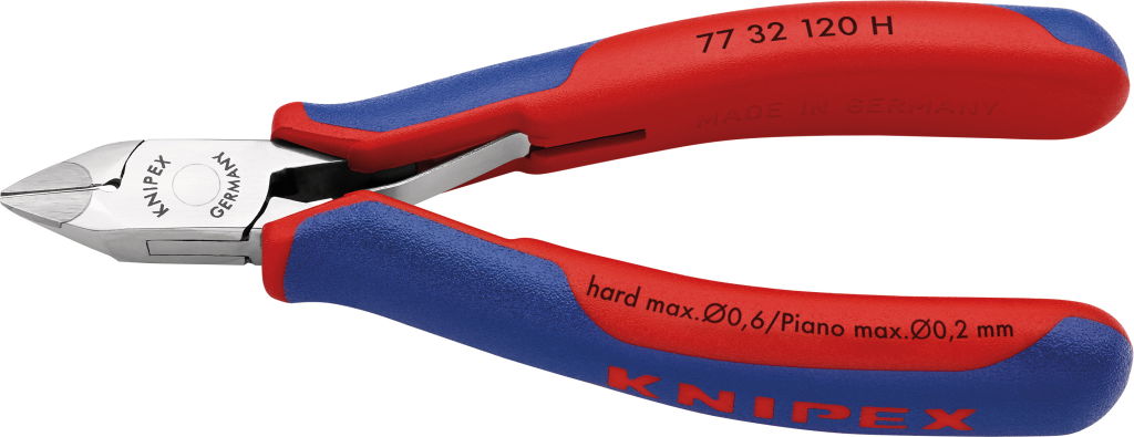 Elektronikai oldalcsípő fogó, keményfém éllel 120 mm/1,6 mm termék fő termékképe