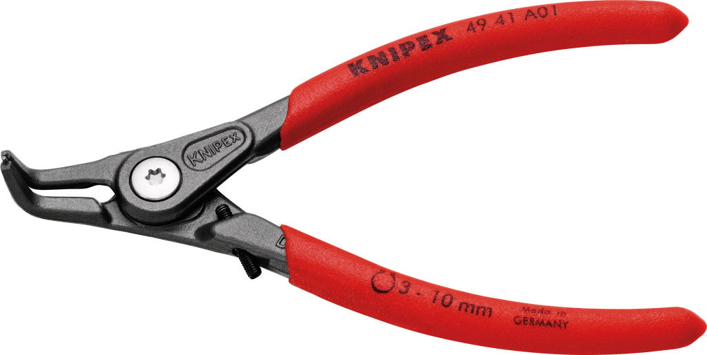 Seegergyűrű fogó, precíziós KH 90°-os, PVC nyél A01 130 mm, 3- 10 mm termék fő termékképe