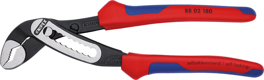 Autóvízpumpa fogó, Alligator, kétkomponensű nyél 300 mm /46 mm, polírozott termék fő termékképe