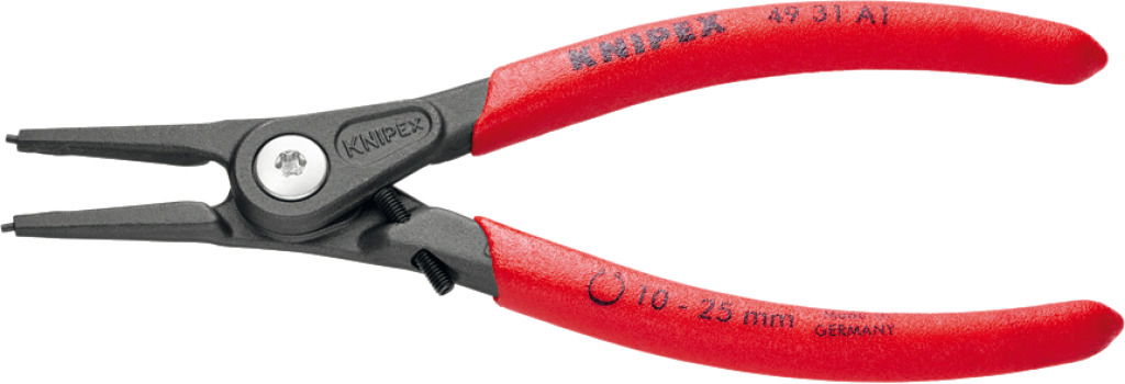 Seegergyűrű fogó, precíziós KE, PVC nyél A 0 140 mm,  3- 10 mm termék fő termékképe