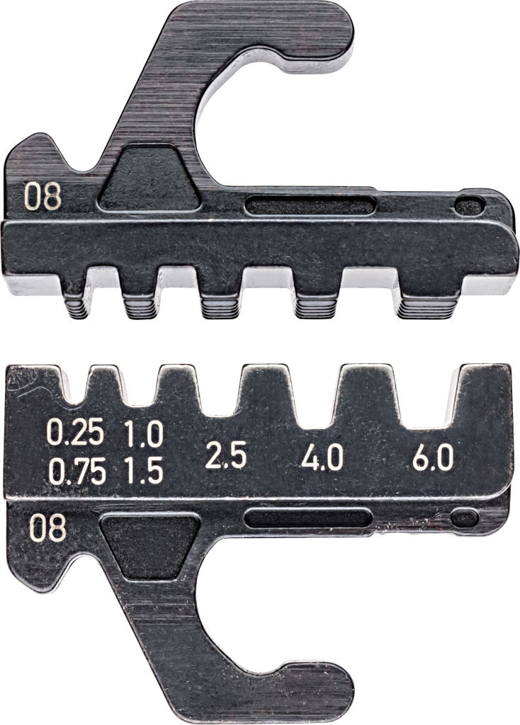 Táras krimpelő fogóhoz betét, 9733-hoz 0,25-6mm2, AWG23-10, érvéghüvelyhez termék fő termékképe