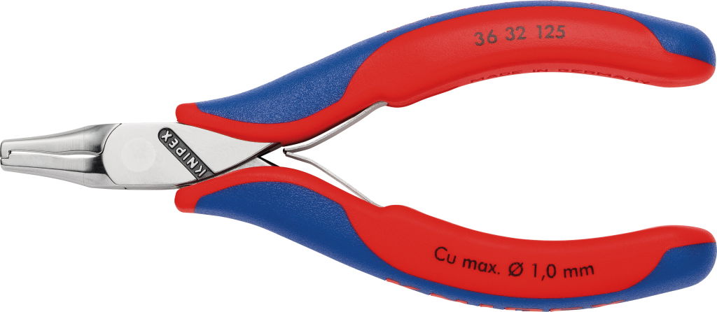 Elektronikai beültető fogó, kétkomponensű nyél 125 mm termék fő termékképe