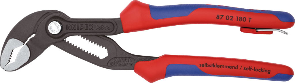 Autóvízpumpa fogó, Cobra, polírozott, kétk. nyél 250 mm /46 mm, 2", leesés ellen biztosítható termék fő termékképe