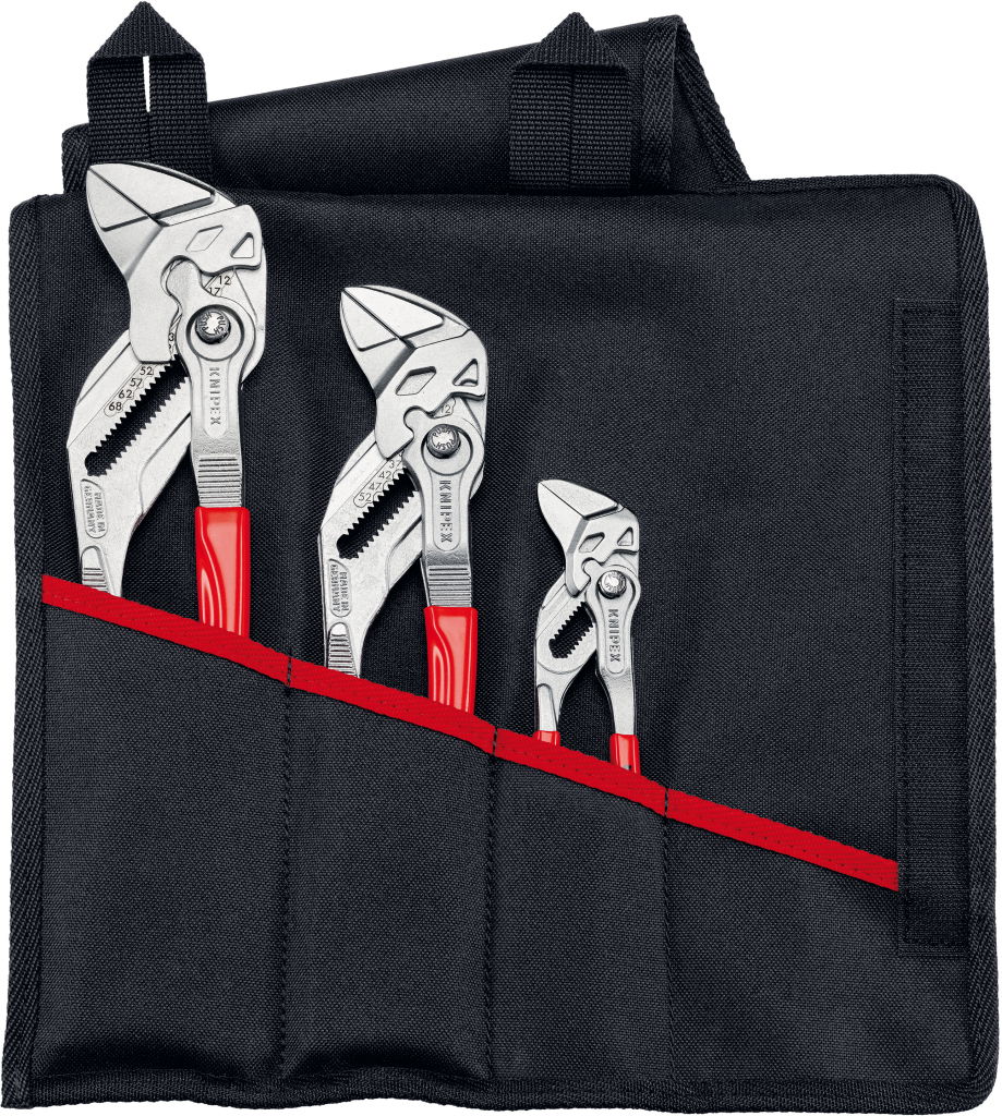 Fogókulcs készlet, PVC nyél, rollnis tasakban 3 részes (8603 150,250,300) termék fő termékképe