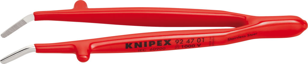 Szigetelt csipesz, 30°-ban hajlított 142 mm, 1000V, hegyes 3,0mm termék fő termékképe
