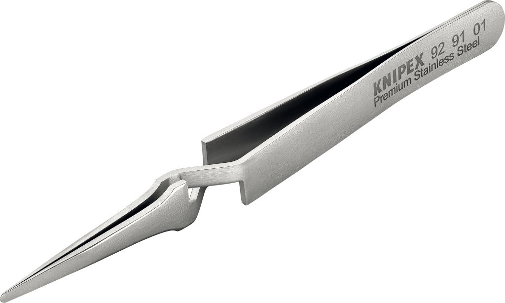 Perciziós keresztcsipesz, 45°-ban hajlított, INOX 115 mm hegyes 0,25 mm, 7X.SA.1 termék fő termékképe