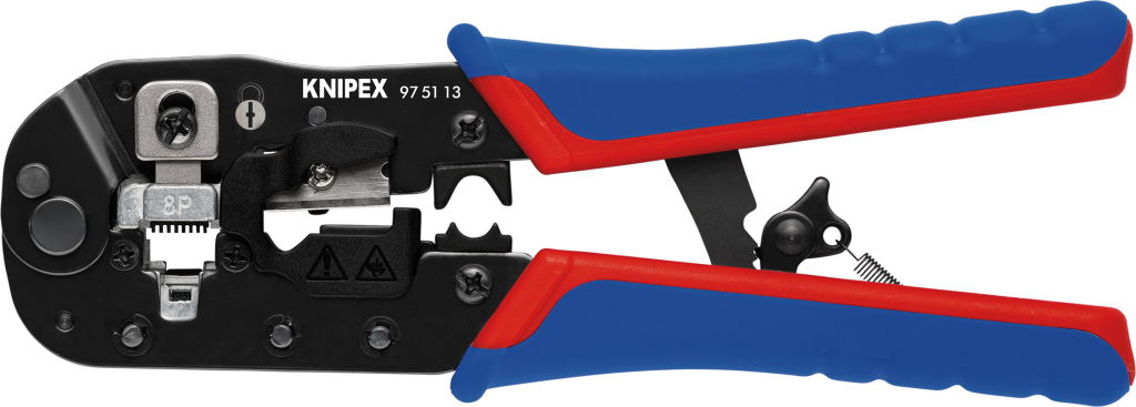 Krimpelő fogó telefon csatlakozóhoz 8 ereshez 8P8C/RJ45 termék fő termékképe