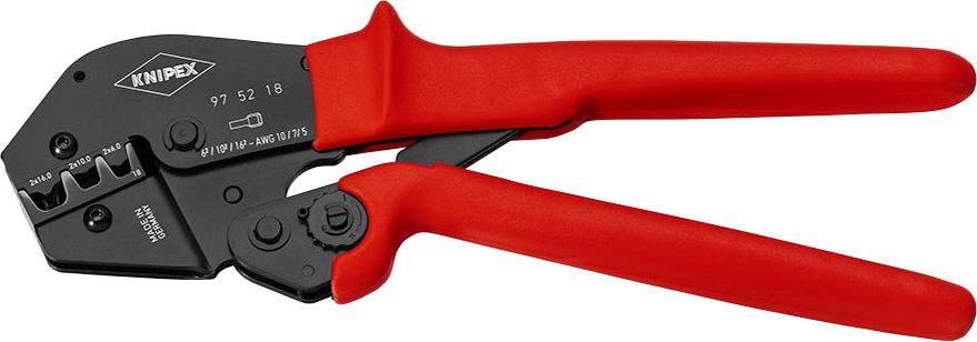 Áttételes krimpelő fogó 2x6/2x10/2x16mm2 iker  érvéghüvelyhez termék fő termékképe