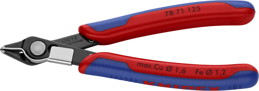 Elektronikai oldalcsípő fogó, Super-Knips 125 mm/0,2-1,6 mm, barnított fej termék fő termékképe