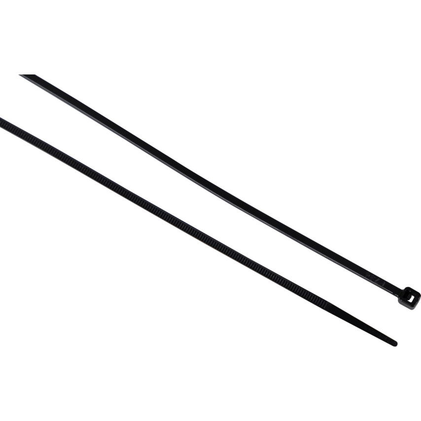 Fekete kábelkötegelő 2.5x160mm (PK-100) termék fő termékképe
