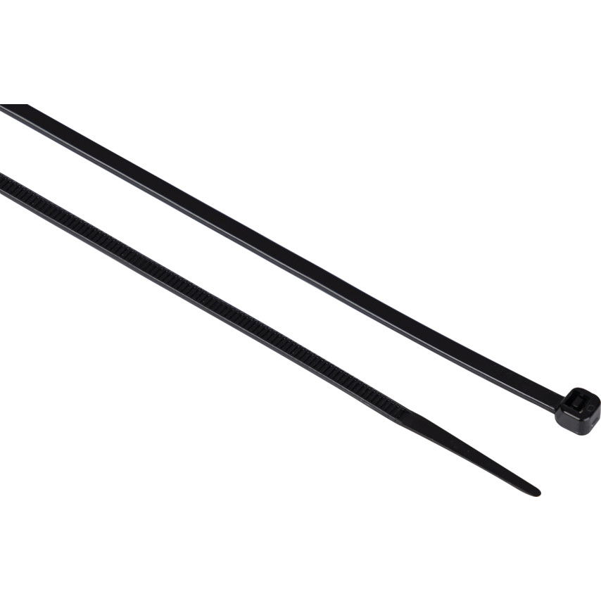 Fekete kábelkötegelő 3.6x300mm (PK-100) termék fő termékképe
