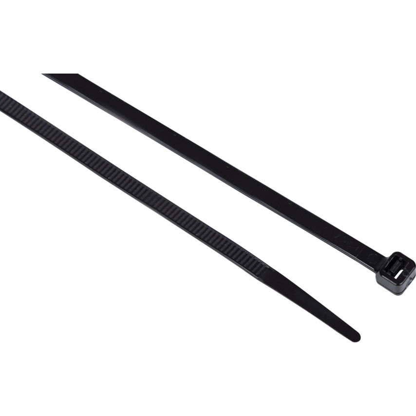 Fekete kábelkötegelő 4.8x200mm (PK-100) termék fő termékképe