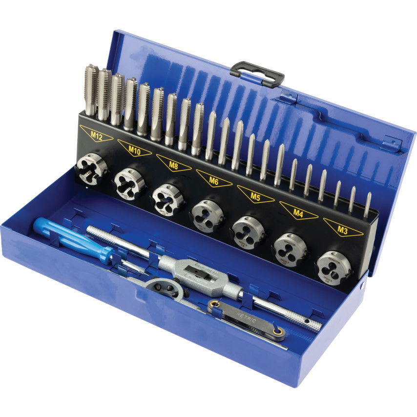 M3-M12 SZÉNACÉL MENETMETSZŐ-KÉSZLET termék fő termékképe