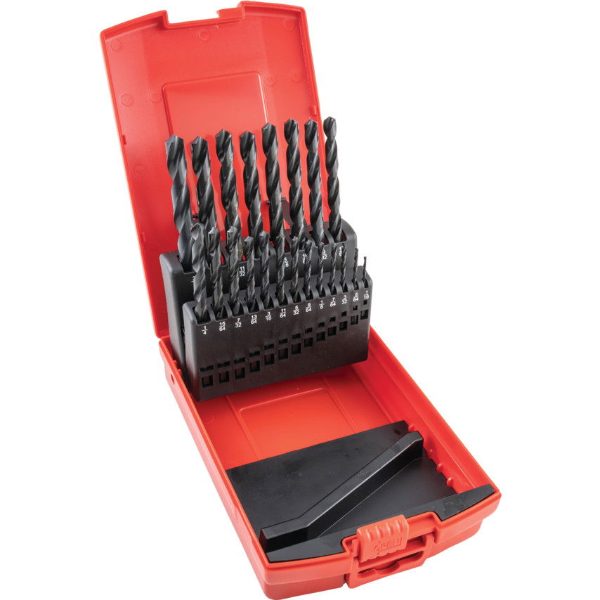 21 db-os HSS csigafúró készlet 1/16-3/8" x 1/64" termék fő termékképe