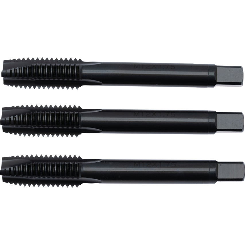 12x1.75mm egyenes hornyú HSS gépi menetfúró termék fő termékképe