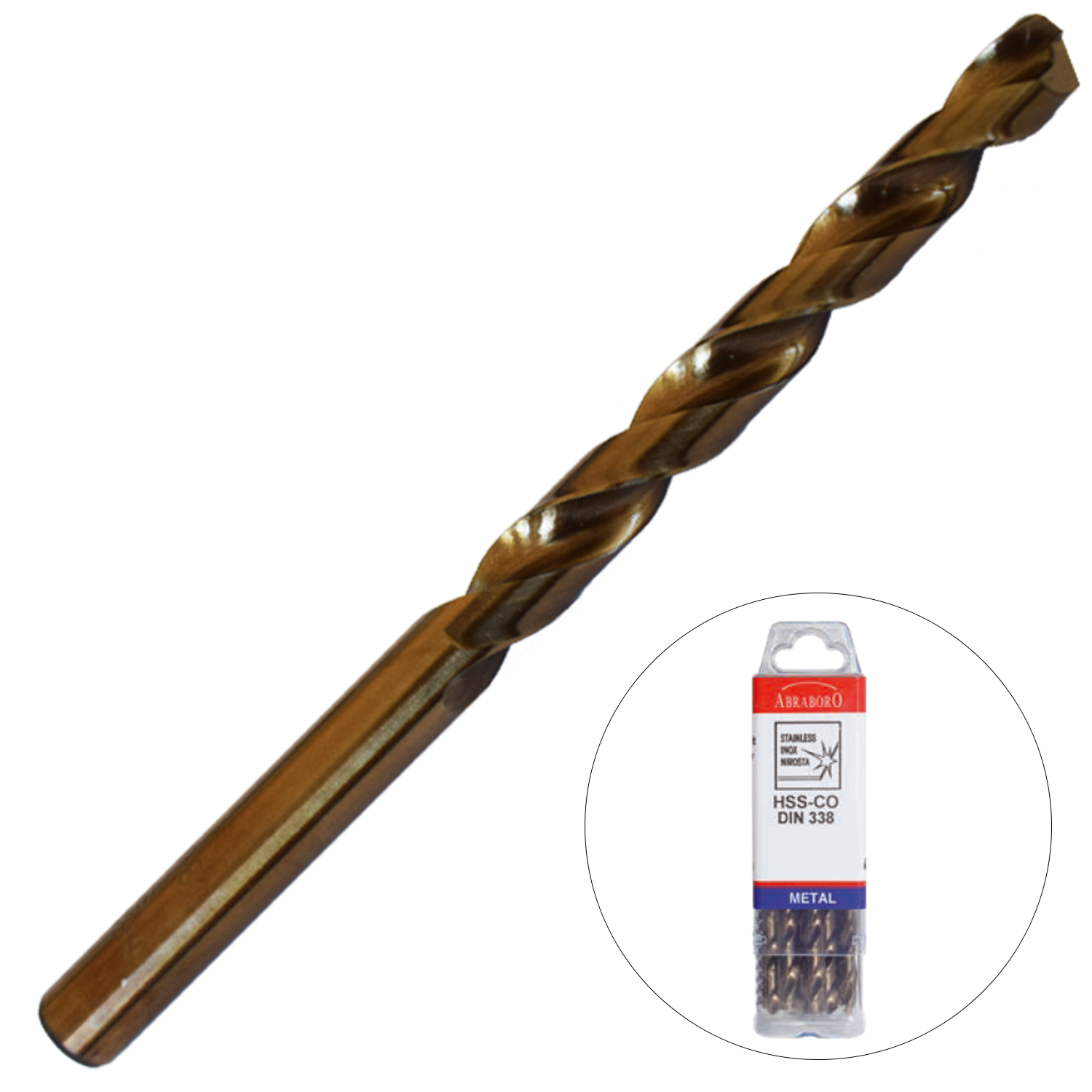 Abraboro 5.8 x 93 / 57 mm HSS-Co fémcsigafúró X-Pack, 10 db/csomag termék fő termékképe