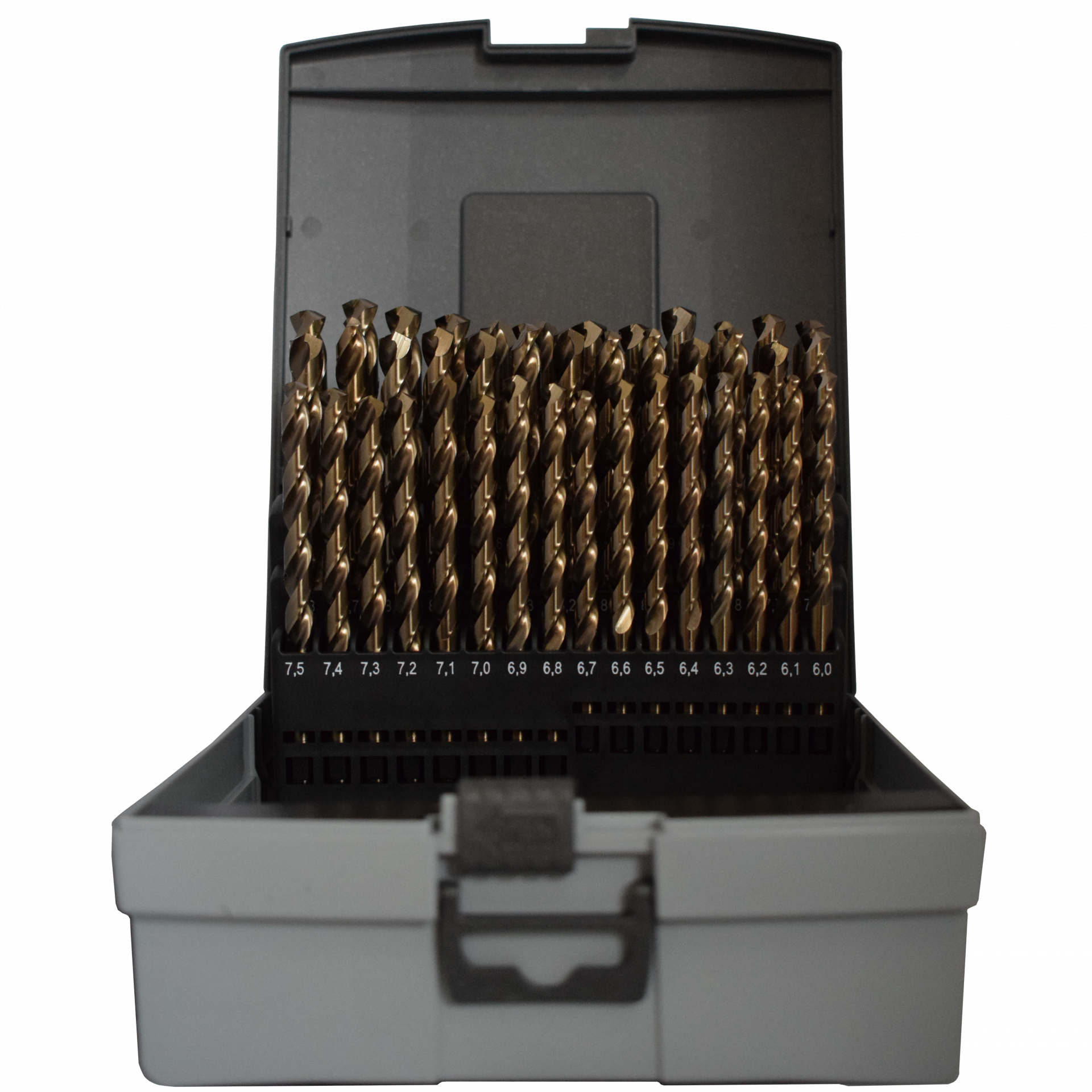 Abraboro HSS-Co 41 részes fémfúró készlet, műanyag dobozban termék fő termékképe