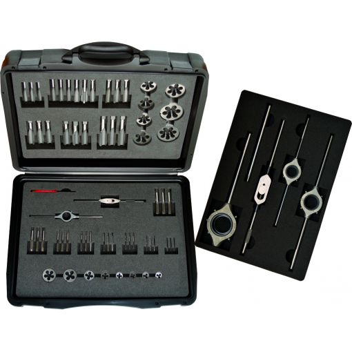 Bucovice Tools Kézi menetfúró, metszo készlet, muanyag dobozban M 3-M30  HSS, muanyag dobozban termék fő termékképe