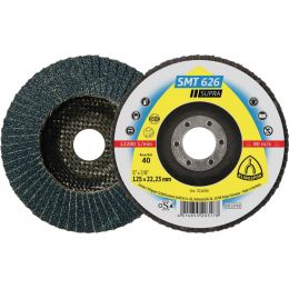 Lamellás csisz.tányér, kúpos, INOX, SMT 626 Supra 125x22,23 mm, P40 termék fő termékképe