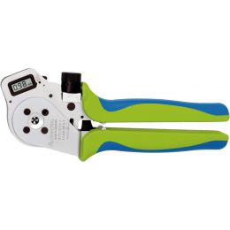 Digitális krimpelő fogó, 4 tüskés+ locator 0,08- 2,5 mm2  PEW8.72 esztergált csatlakozóhoz termék fő termékképe