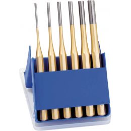 Csapszegkiütő készlet, műanyag kazettában 6 részes, 3-10 mm termék fő termékképe