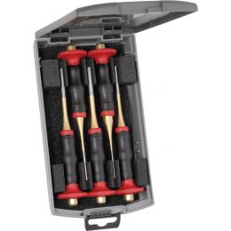 Csapszegkiütő készlet, kézvédővel, műanyag kazetta 5 részes, 2-6 mm termék fő termékképe