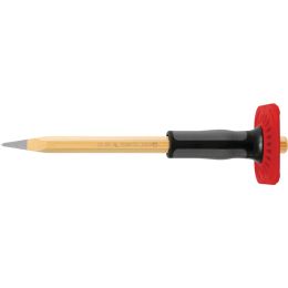 Falvéső hegyes, polírozott 300 mm, nyolcszög 18,  kézvédővel termék fő termékképe