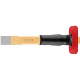 Falhorony véső, lapos, polírozott 240 x 26 mm 26x 7, kézvédővel termék fő termékképe