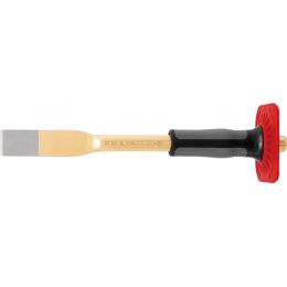 Falhorony véső, lapos, polírozott 300 x 30 mm, nyolcszög 18mm, polírozott kézvédővel termék fő termékképe