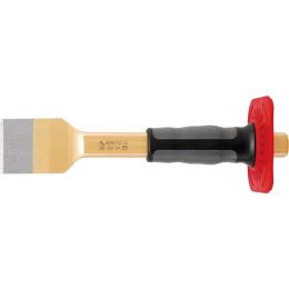 Falhorony véső, lapos, széles, lakkozott 250 x 70 mm, 26x13, kézvédővel termék fő termékképe