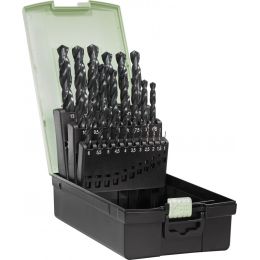 Csigafúró készlet fém dobozban, 25db-os 1-13/0,5  HSS Z3219-1-13 termék fő termékképe