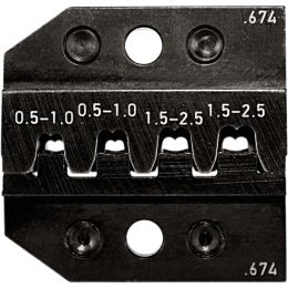 krimpelő betét PEW12/E-PEW/CM25-1-2-6-hoz 0,5-2,5 mm2 hengerelt csatlakozókhoz termék fő termékképe