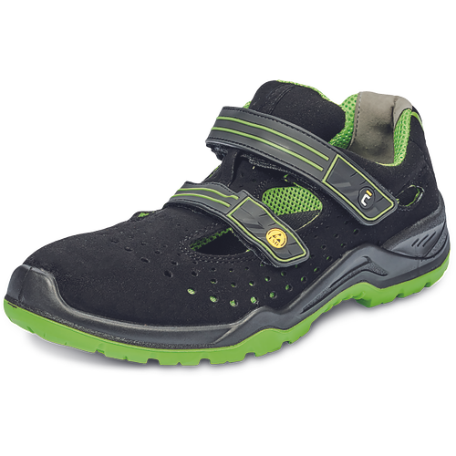 CERVA HALWILL MF ESD S1P SRC szandál fekete termék fő termékképe