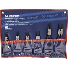 Seegergyuru fogó készlet K-B/E, rollnis táskában 6 részes termék fő termékképe