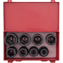 Dugókulcs készlet 3/4" gépi ( fém kazetta ) 19-38 mm  8 részes, 6 szög termék fő termékképe