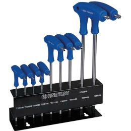 TORX BO kulcs készlet, T-nyelu, 2 végu TX10-50  9 részes termék fő termékképe