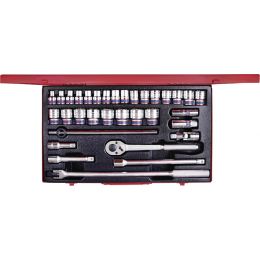Dugókulcs készlet 1/2" ( fém kazetta ) 8-32 mm 33 részes, 6 szög termék fő termékképe