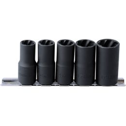 Dugókulcs készlet 1/2" sérült feju csavarokhoz 12-19 mm  5 részes termék fő termékképe